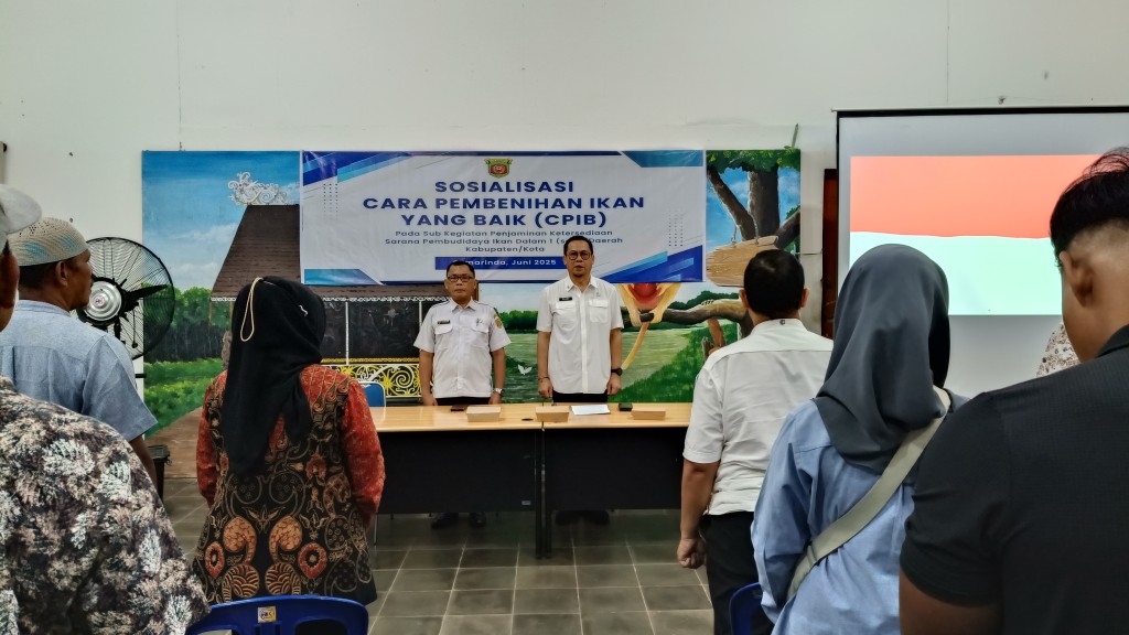 Dinas Perikanan Samarinda Melaksanakan Kegiatan Sosialisasi Cara Pembenihan Ikan Yang Baik