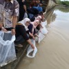 Dinas Perikanan mengikuti kegiatan Restocking Ikan Lokal dalam rangka Dies Natalis Perikanan Universitas Mulawarman ke-50 di Sungai Karang Mumus Kota Samarinda