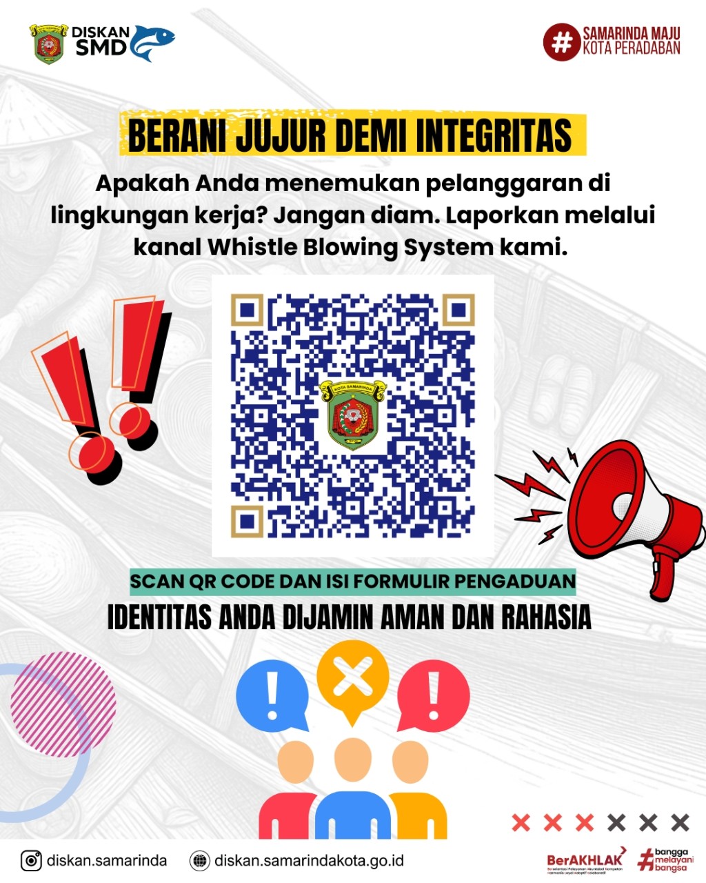 Laporkan Jika Terjadi Pelanggaran Melalui Kanal Whistle Blowing System (WBS) DInas Perikanan