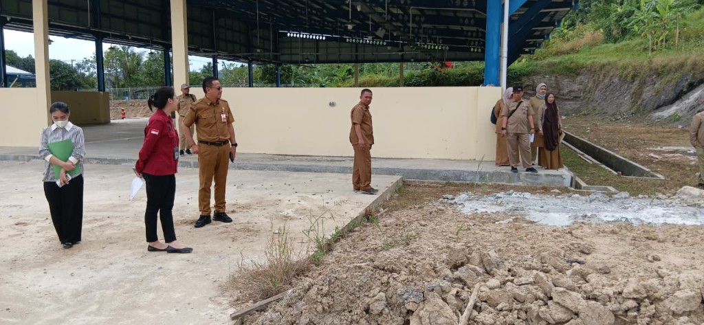 Kepala Dinas beserta staf Mendampingi Tim SDA Monitoring CS dan TPI Harapan Baru